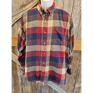 Hobbs creek 2XL mens plaid lumberjack flannel long sleeve button up warm winter^